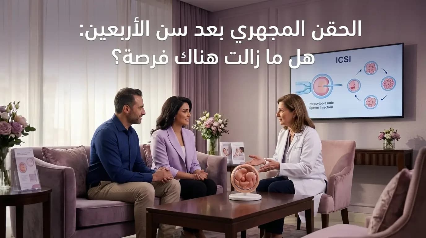 الحقن المجهري بعد سن الأربعين هل ما زالت هناك فرصة؟ الحقائق الطبية 2026