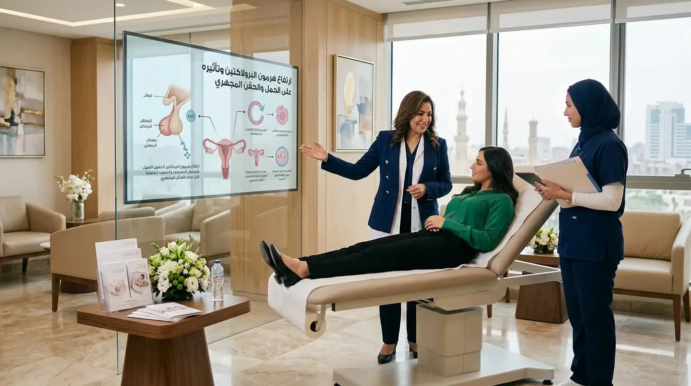 ارتفاع هرمون البرولاكتين وتأثيره على الحمل والحقن المجهري التشخيص والعلاج