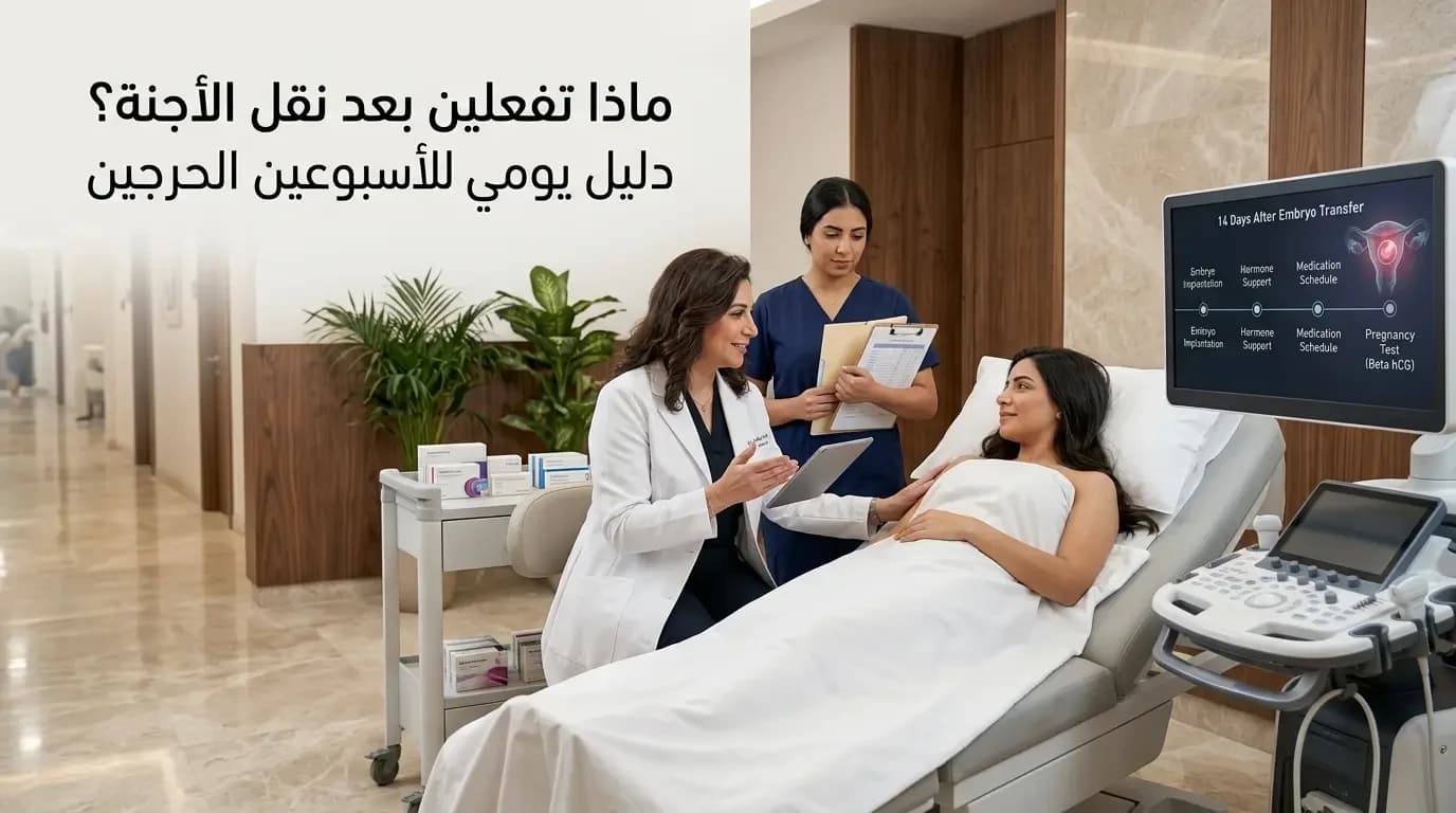 ماذا تفعلين بعد نقل الأجنة؟ دليل يومي للأسبوعين الحرجين