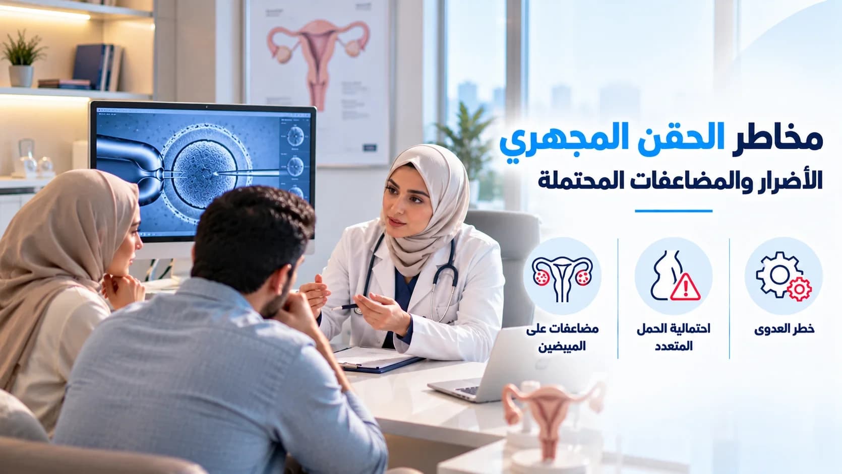مخاطر الحقن المجهري | الأضرار والمضاعفات المحتملة